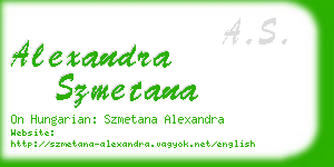 alexandra szmetana business card